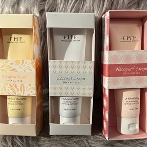 FREE SHIPPING!!! Set of Three Farmhouse Fresh Hand Cream